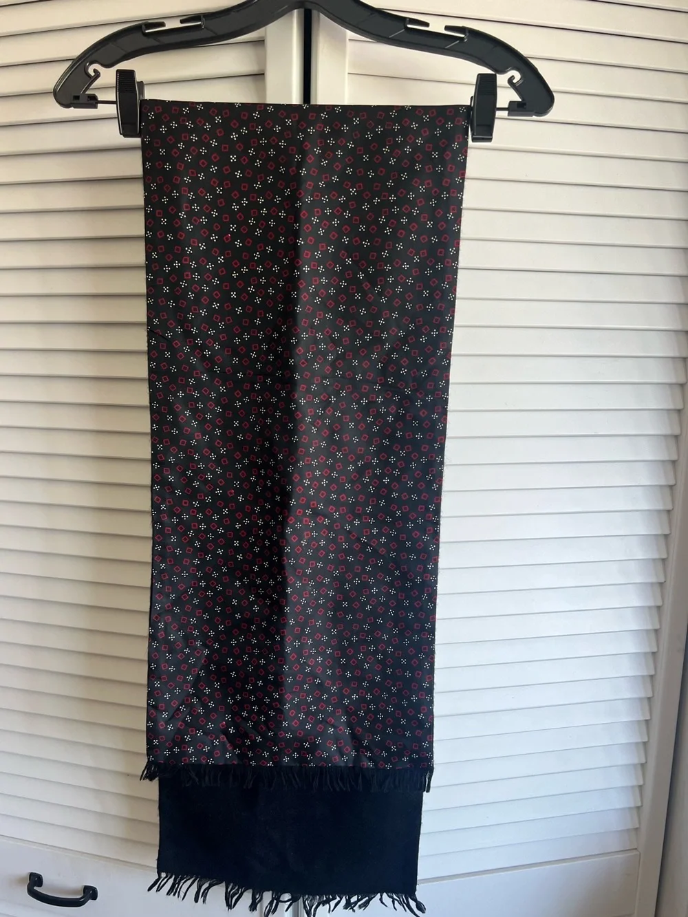 Mens’s Vintage A. Sulka & Company Silk Geometric Scarf. Great condition.